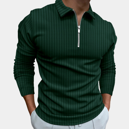 Polo Rayas Hombre Clásico