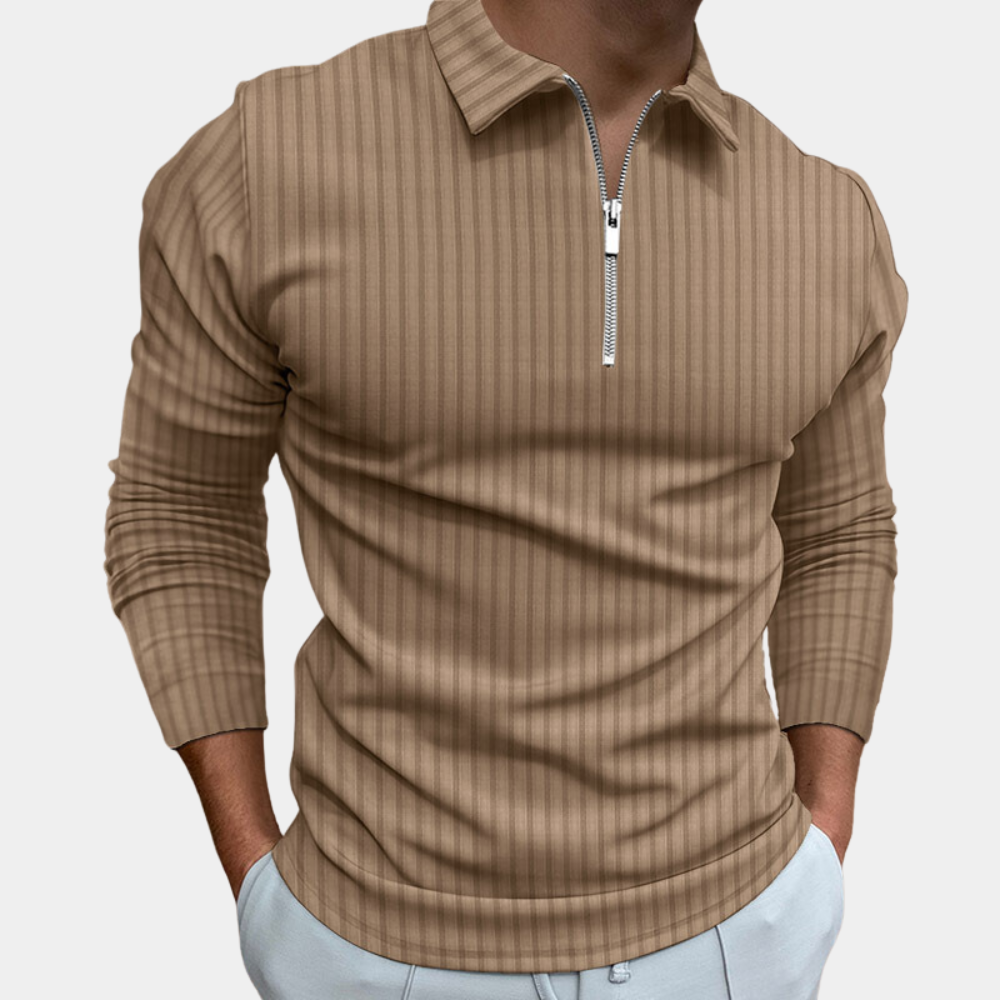 Polo Rayas Hombre Clásico