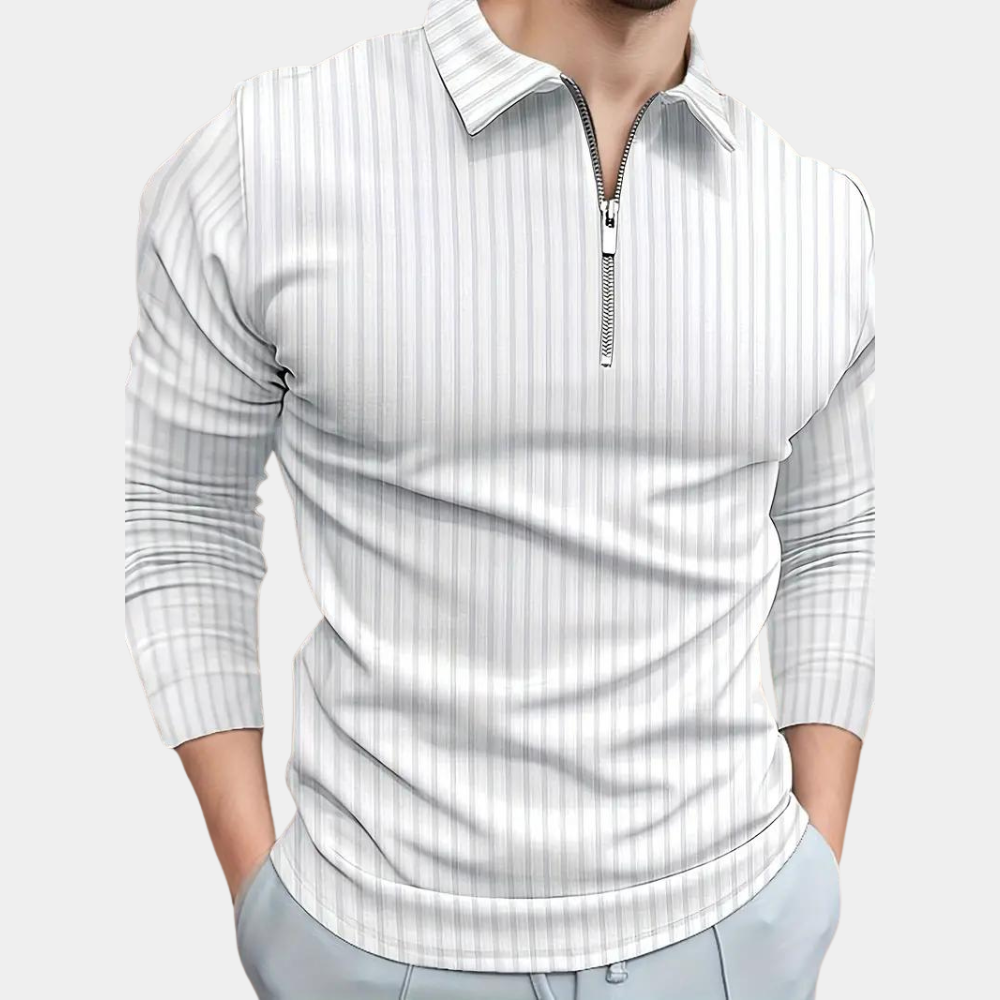Polo Rayas Hombre Clásico