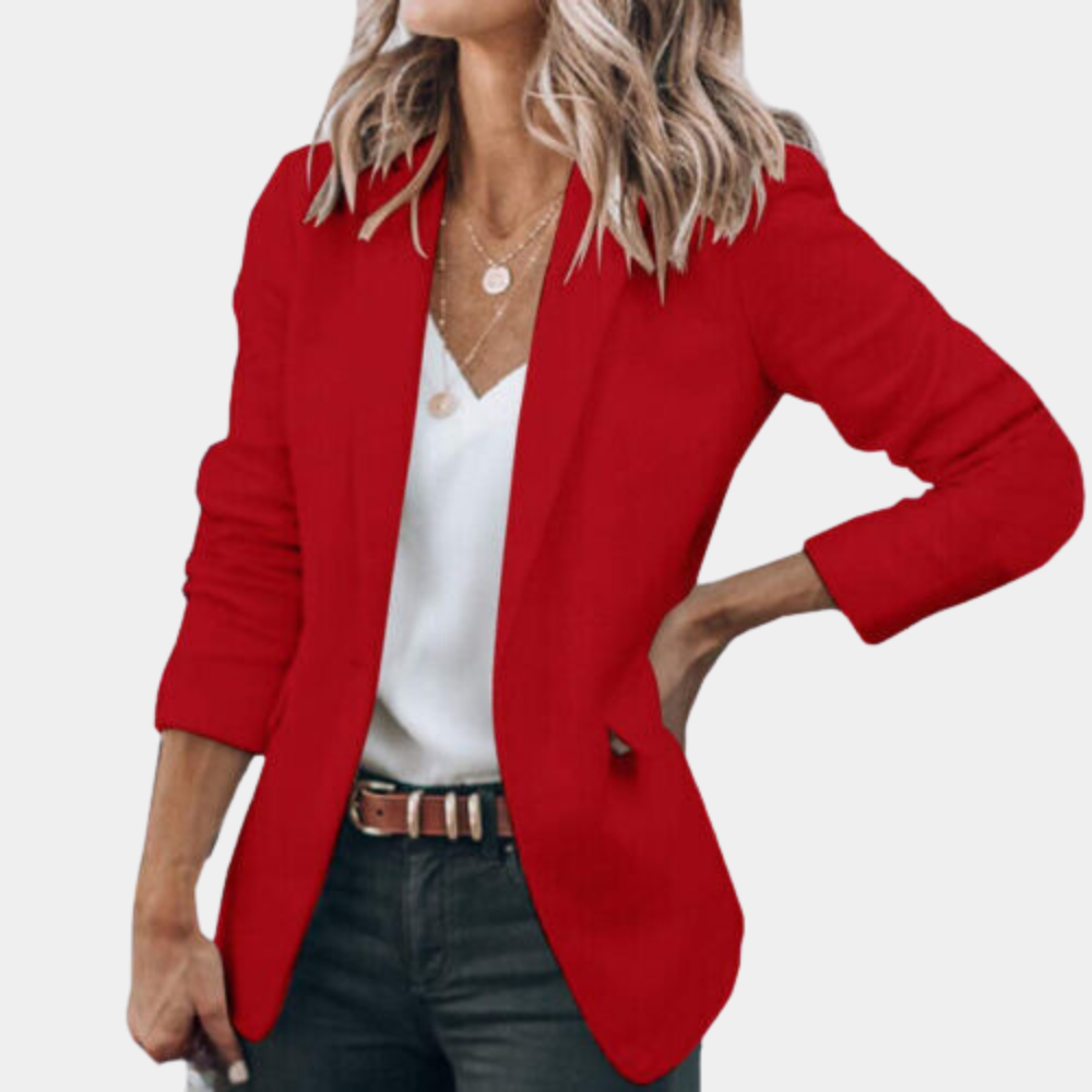 Chaquetilla de mujer moderna y elegante de trabajo