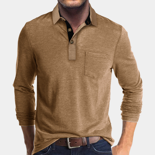 Polo Hombre Manga Larga Clásico - Vestiria
