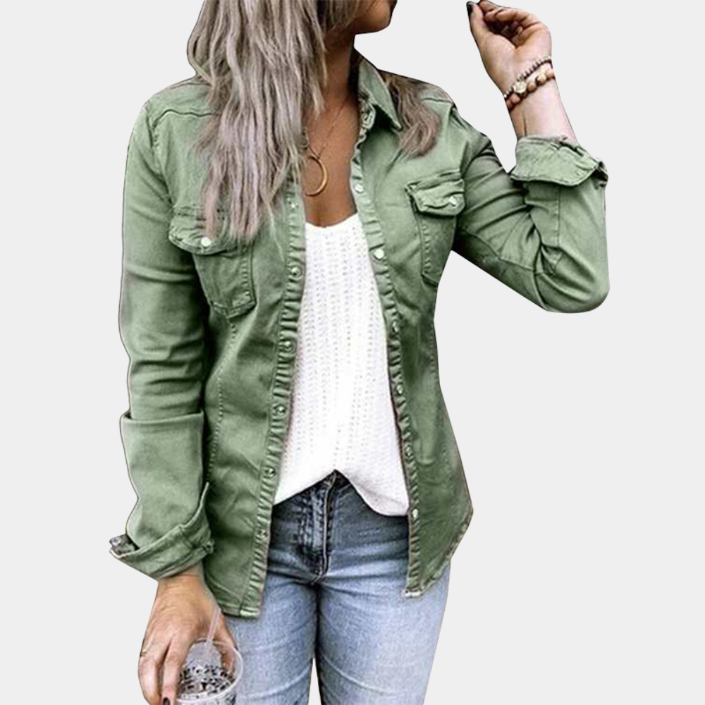 Camisa Mujer Estilo Clásico Elegante