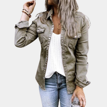 Camisa Mujer Estilo Clásico Elegante