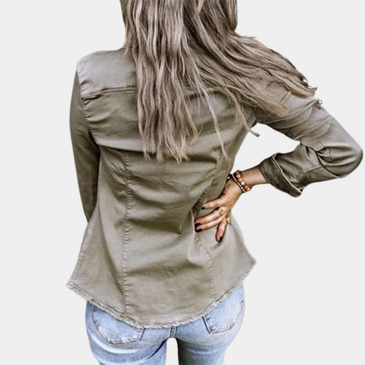 Camisa Mujer Estilo Clásico Elegante - Vestiria