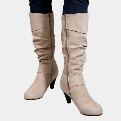 Botas Mujer Altas Cuero Elegantes - Vestiria