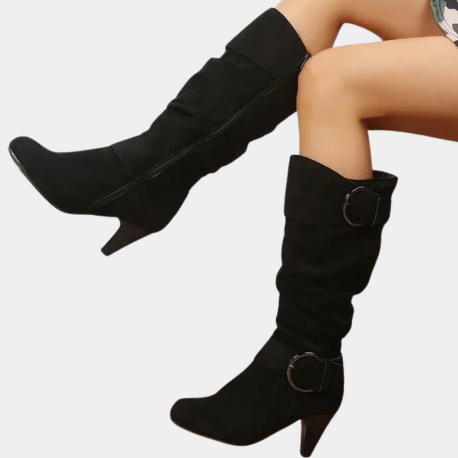 Botas Mujer Altas Cuero Elegantes