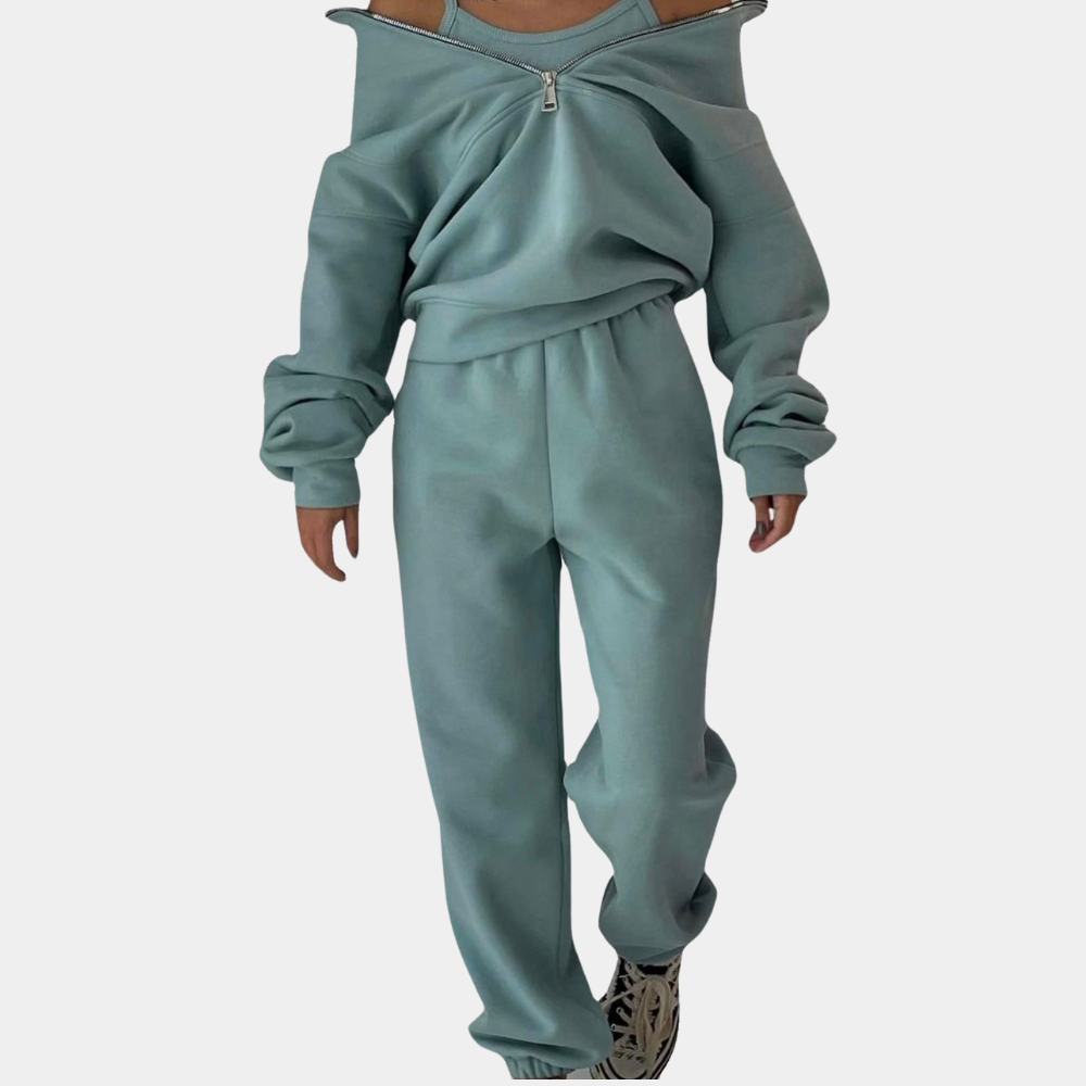 Chándal Mujer Cálido y Cómodo con Sudadera Impermeable - Vestiria