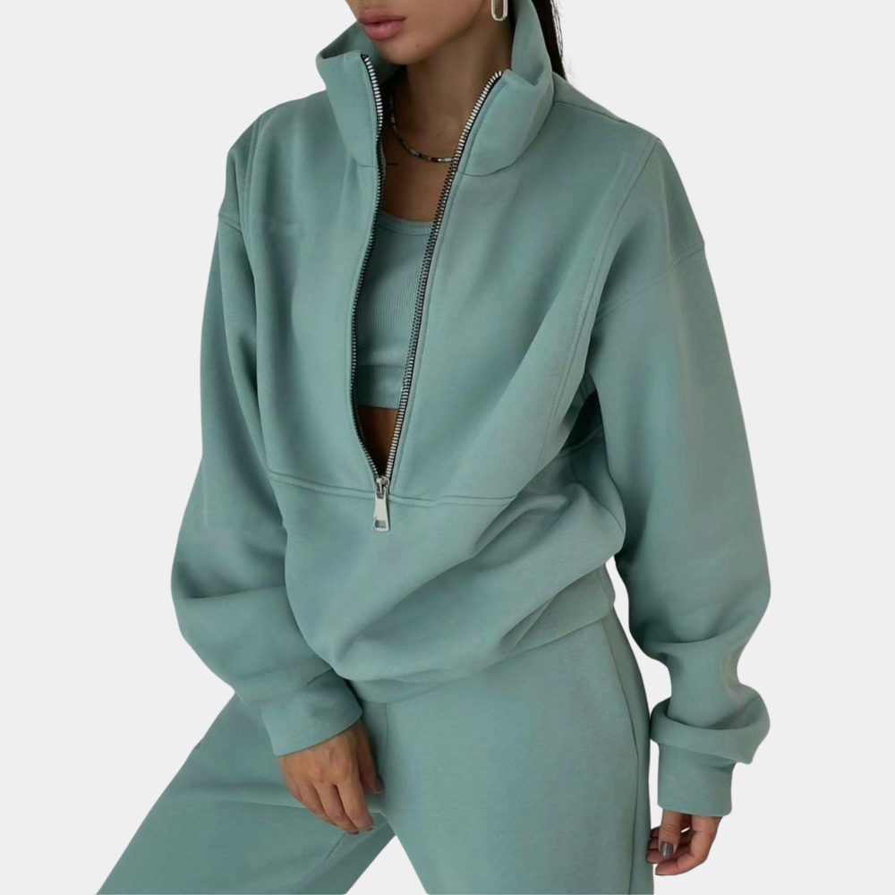 Chándal Mujer Cálido y Cómodo con Sudadera Impermeable