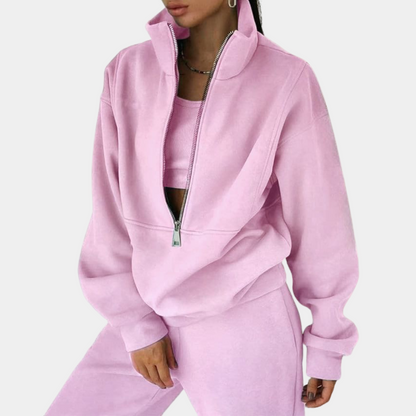 Chándal Mujer Cálido y Cómodo con Sudadera Impermeable