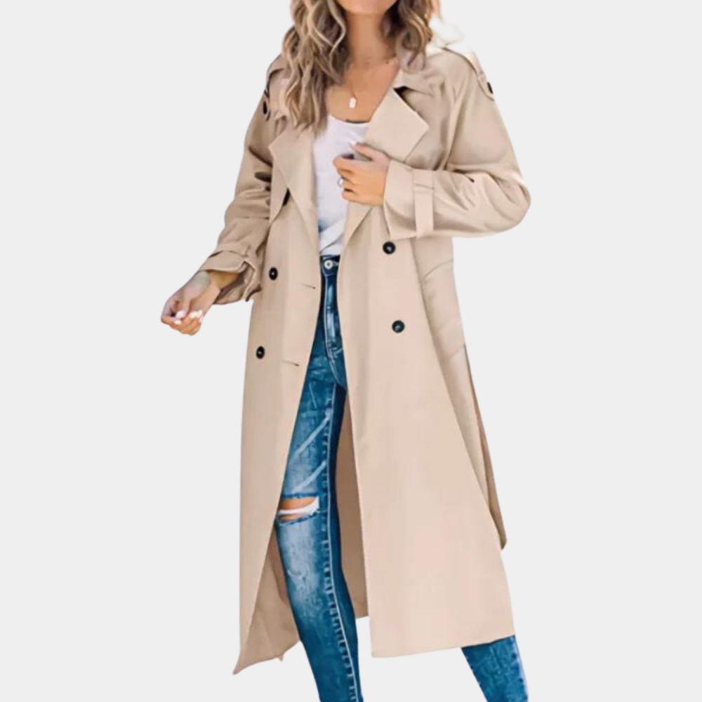 Abrigo Trench Femenino Invierno Moda