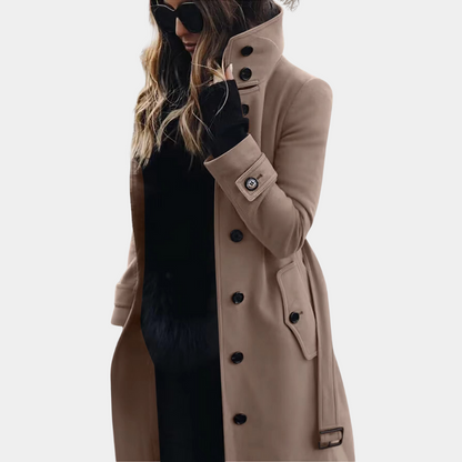Abrigo Trench Mujer Clásico y Acolchado - Vestiria