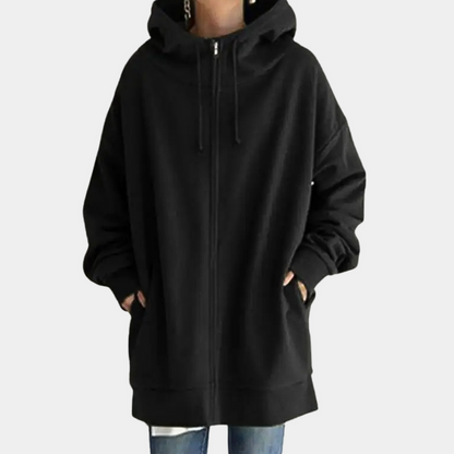 Sudadera Mujer Capucha Cremallera Deportiva