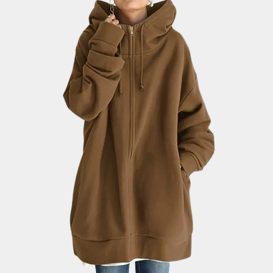 Sudadera Mujer Capucha Cremallera Deportiva