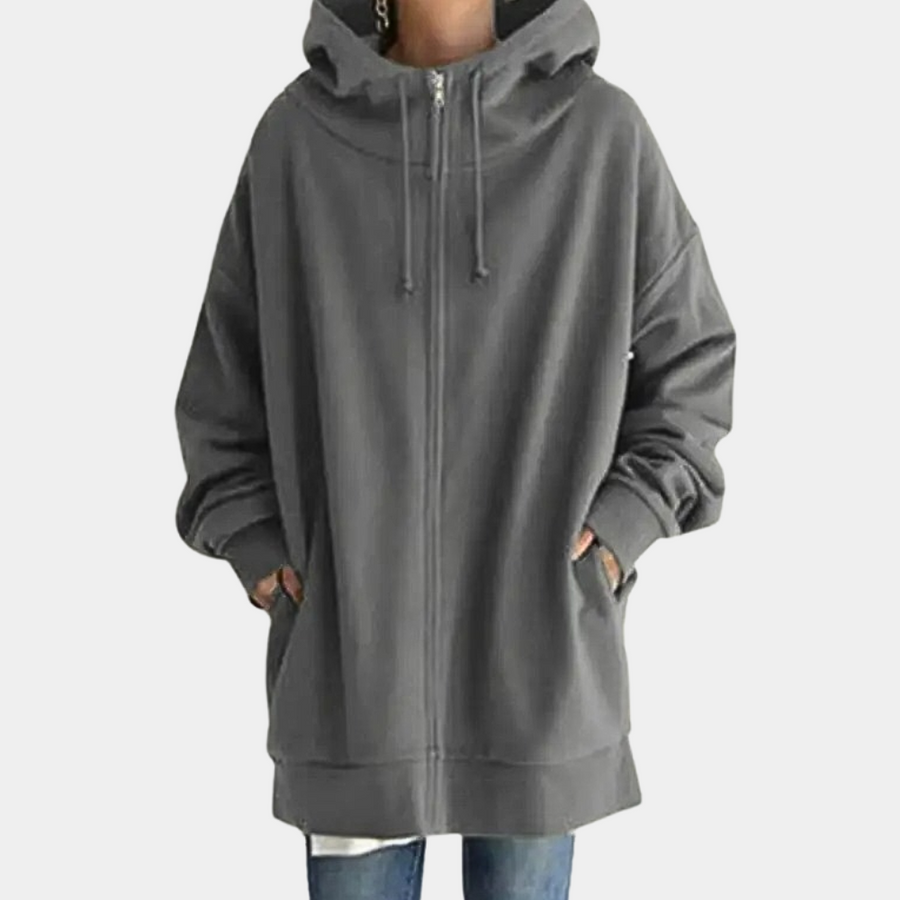 Sudadera Mujer Capucha Cremallera Deportiva - Vestiria
