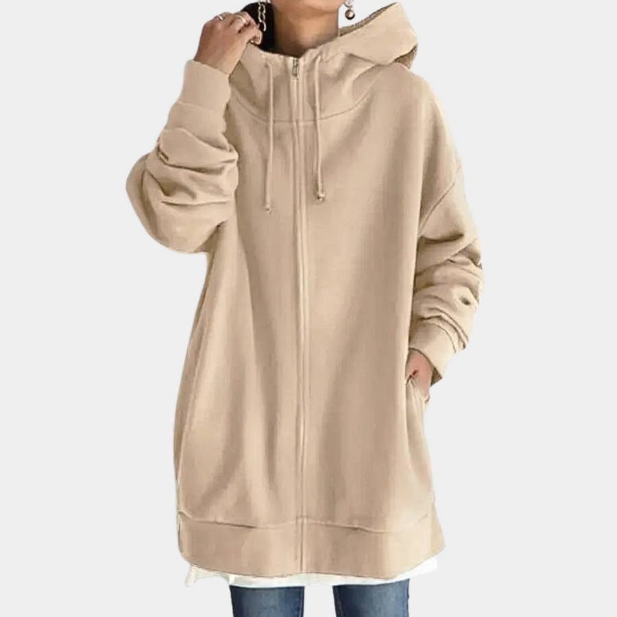 Sudadera Mujer Capucha Cremallera Deportiva
