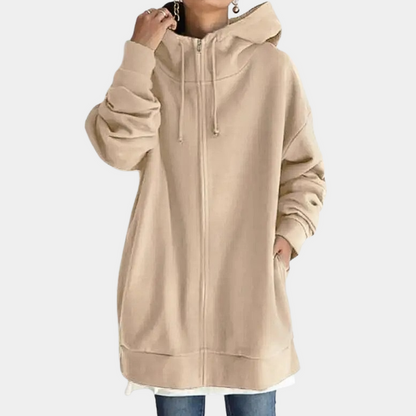Sudadera Mujer Capucha Cremallera Deportiva