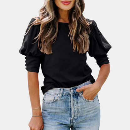 Blusa Mujer Flores Elegante