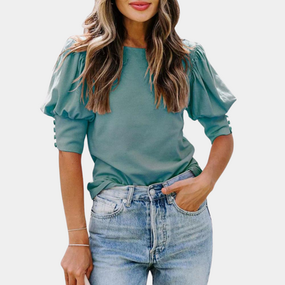 Blusa Mujer Flores Elegante