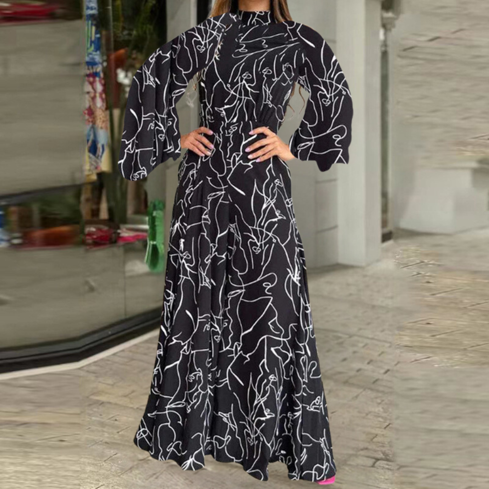 Mono Mujer Estampado Moderno Manga Larga - Vestiria