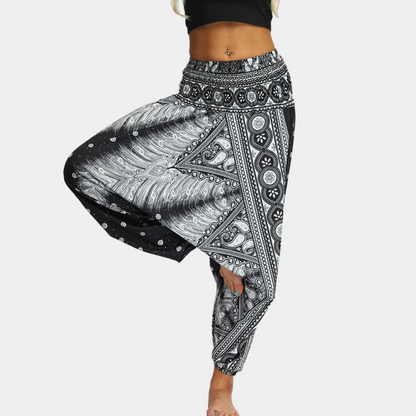 Pantalón de yoga cómodo mujer relajado