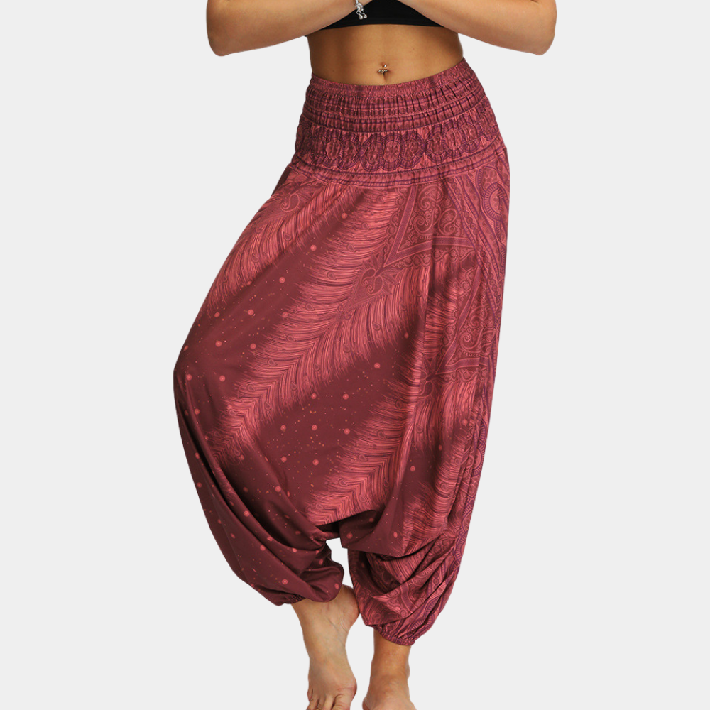 Pantalón de yoga cómodo mujer relajado