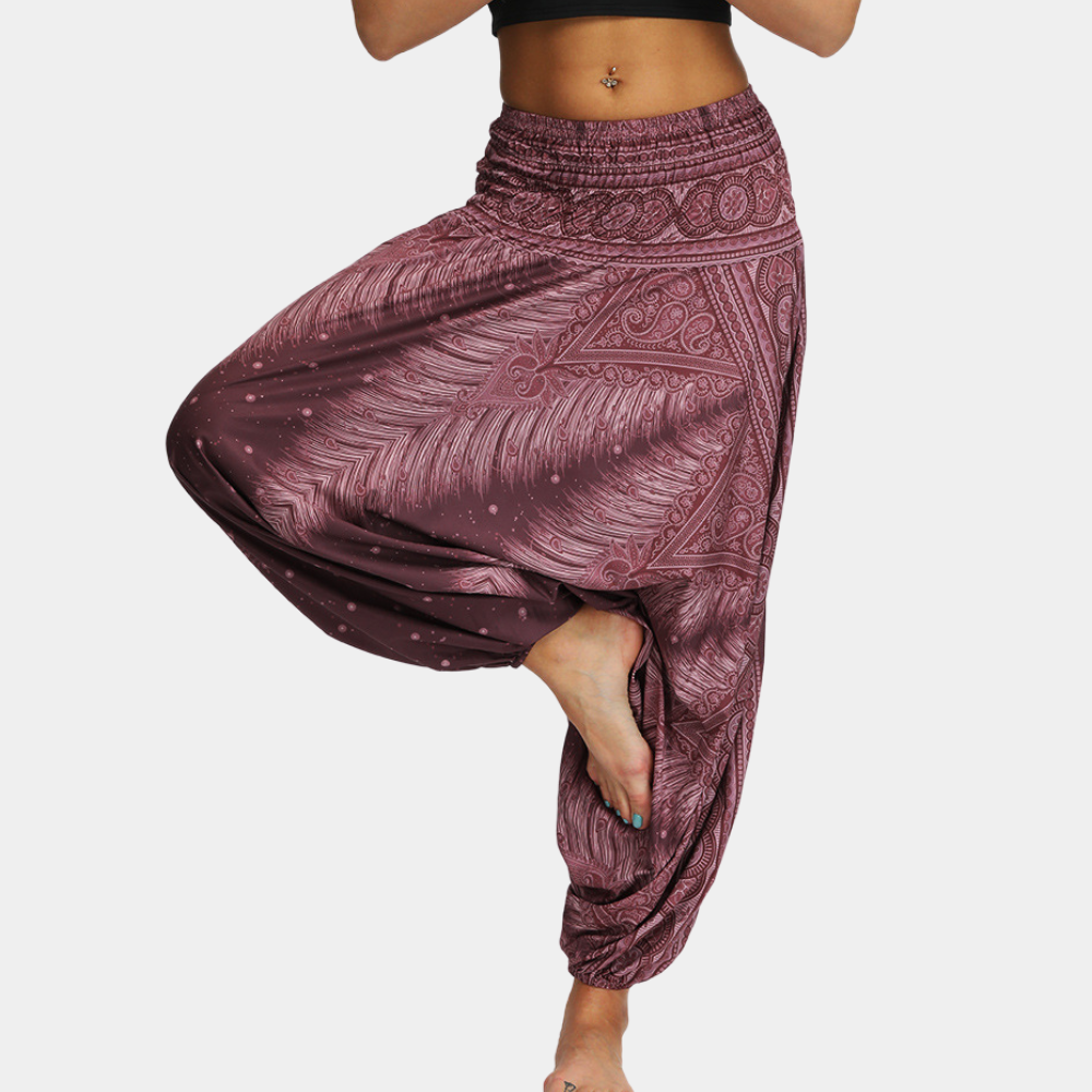 Pantalón de yoga cómodo mujer relajado
