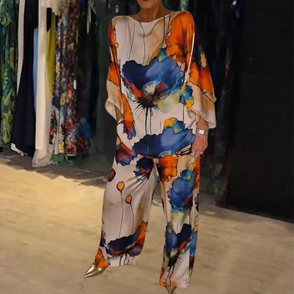 Pantalón y Top Mujer Conjunto Deportivo Colorido