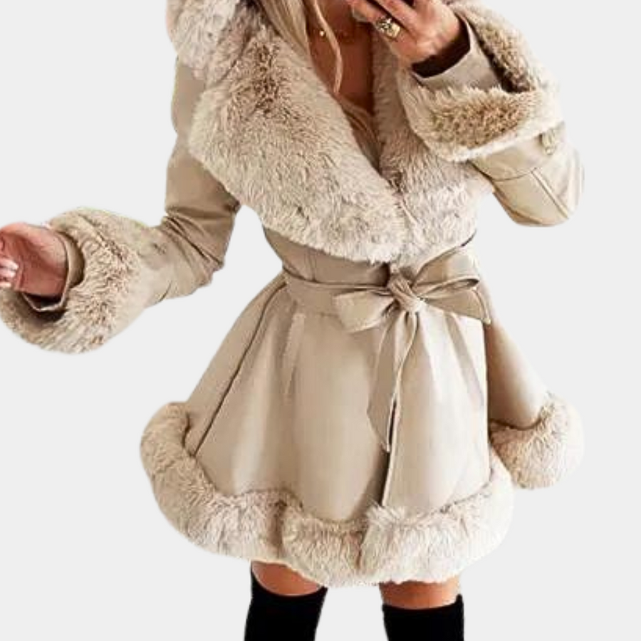 Chaqueta Mujer Cuero Elegante con Capucha - Vestiria