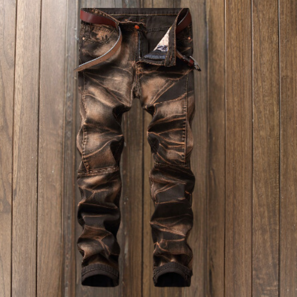 Vaqueros Hombre Estilo Clásico Moderno