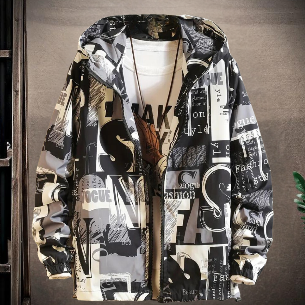 Chaqueta Deportiva Hombre Impermeable Capucha