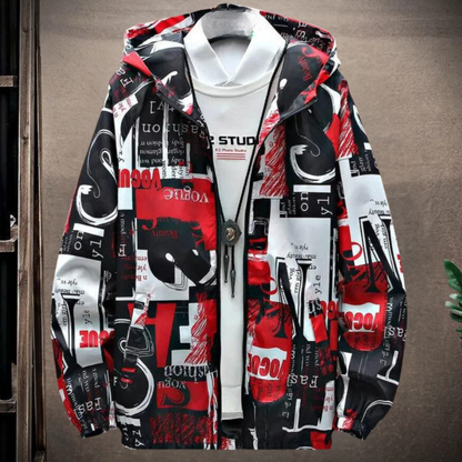 Chaqueta Deportiva Hombre Impermeable Capucha
