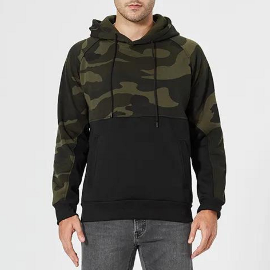 Sudadera Camuflaje Hombre Deportiva Relajada - Vestiria