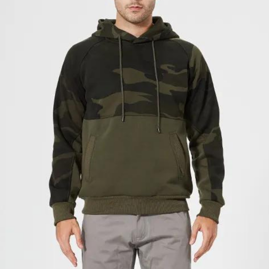 Sudadera Camuflaje Hombre Deportiva Relajada