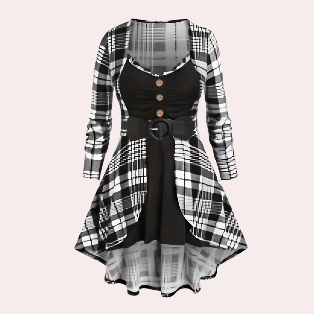 Vestido Cuadrado Chic Mujer - Vestiria