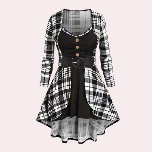 Vestido Cuadrado Chic Mujer - Vestiria