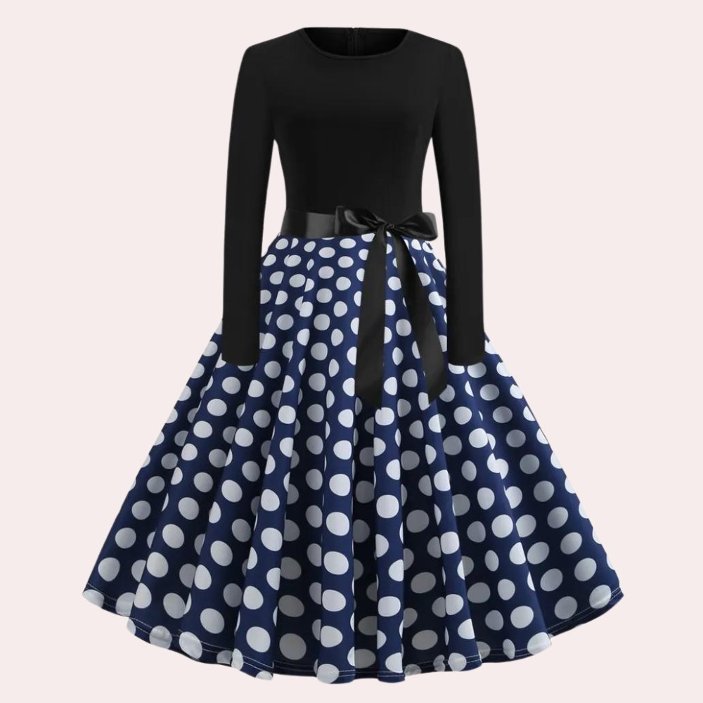 Vestido Mujer Falda Ancha Elegante - Vestiria