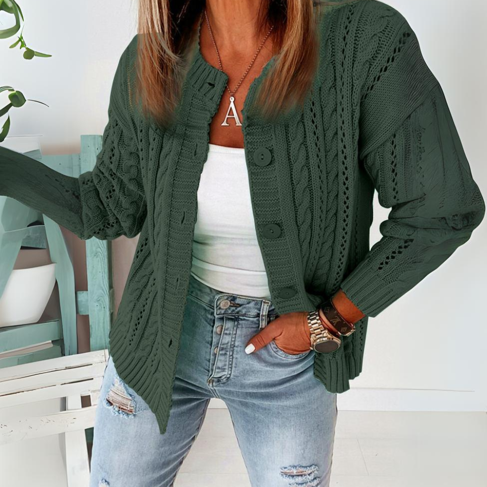 Cárdigan suave y acogedor para mujer - Vestiria