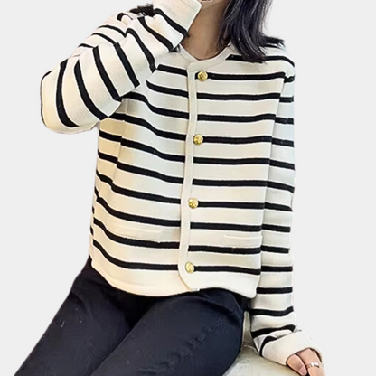Cárdigan Rayas Chic Mujer