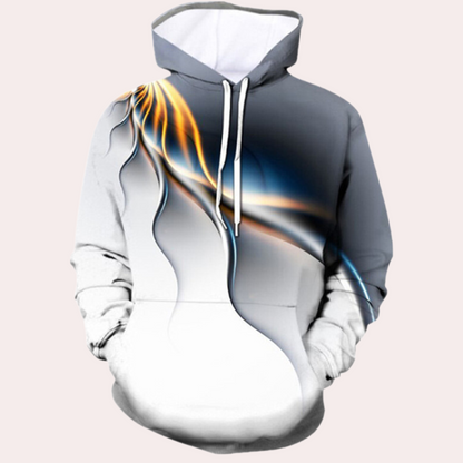 Sudadera Hombre Capucha Estampado Diseño Casual