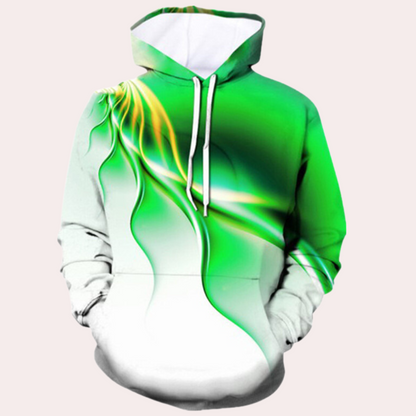 Sudadera Hombre Capucha Estampado Diseño Casual