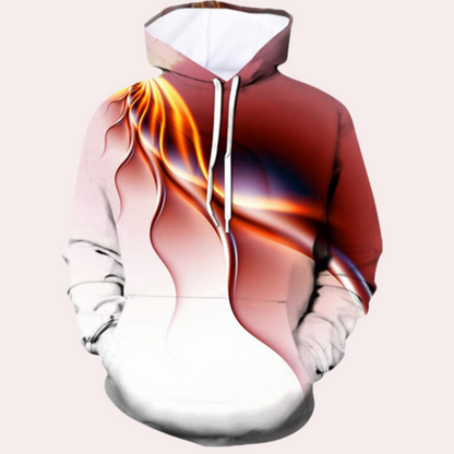 Sudadera Hombre Capucha Estampado Diseño Casual