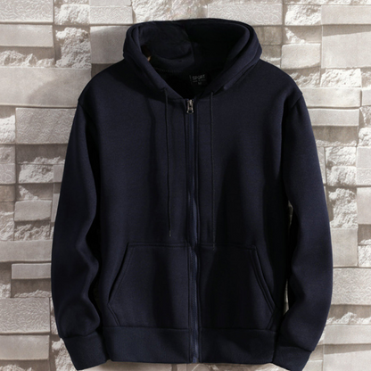 Sudadera Hombre Cremallera Deportiva Comfort