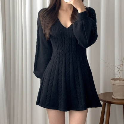 Vestido Mujer Fiesta Manga Larga y Corto - Vestiria