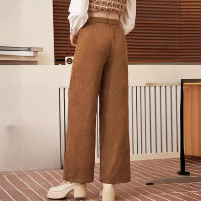 Pantalón Mujer Alto Cintura Estiloso - Vestiria
