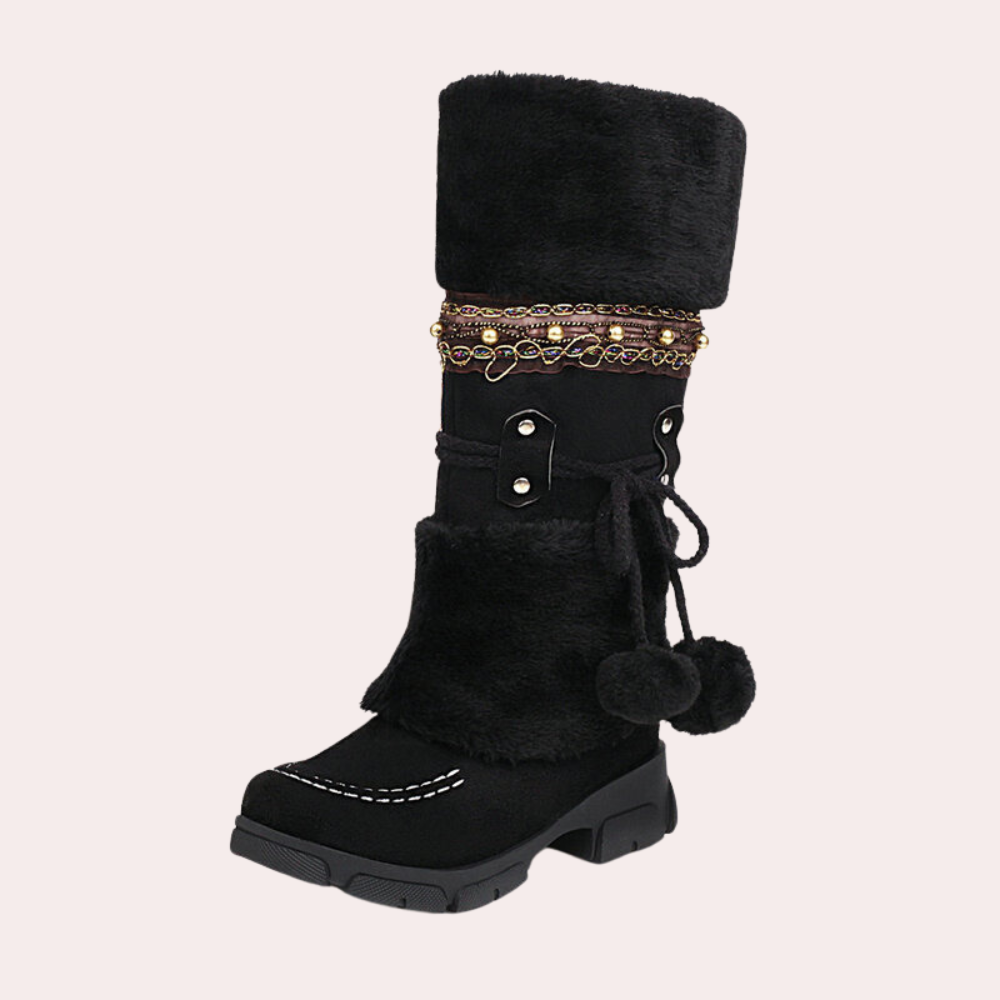 Botas Nieve Mujer Cálidas y Elegantes