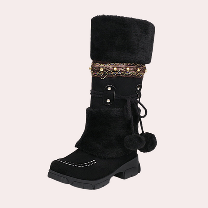 Botas Nieve Mujer Cálidas y Elegantes