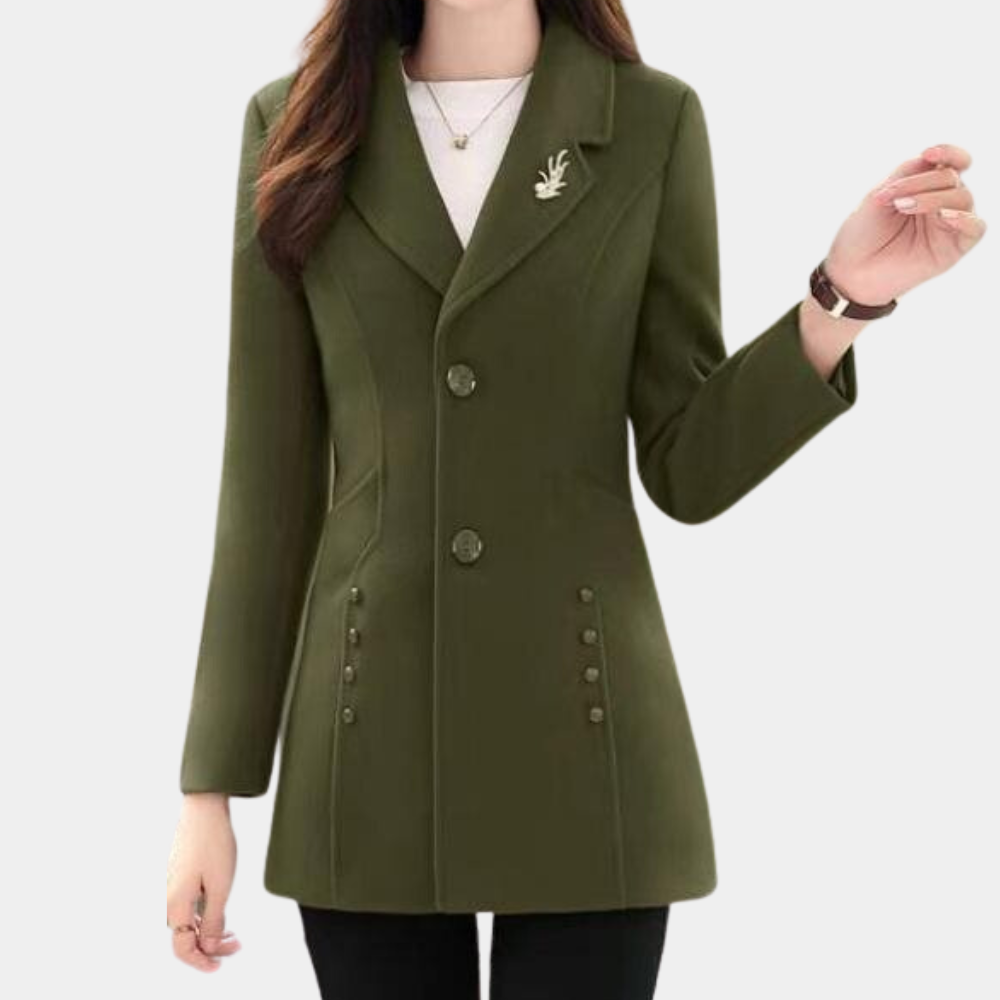 Chaquetón Mujer Ajustado Elegante