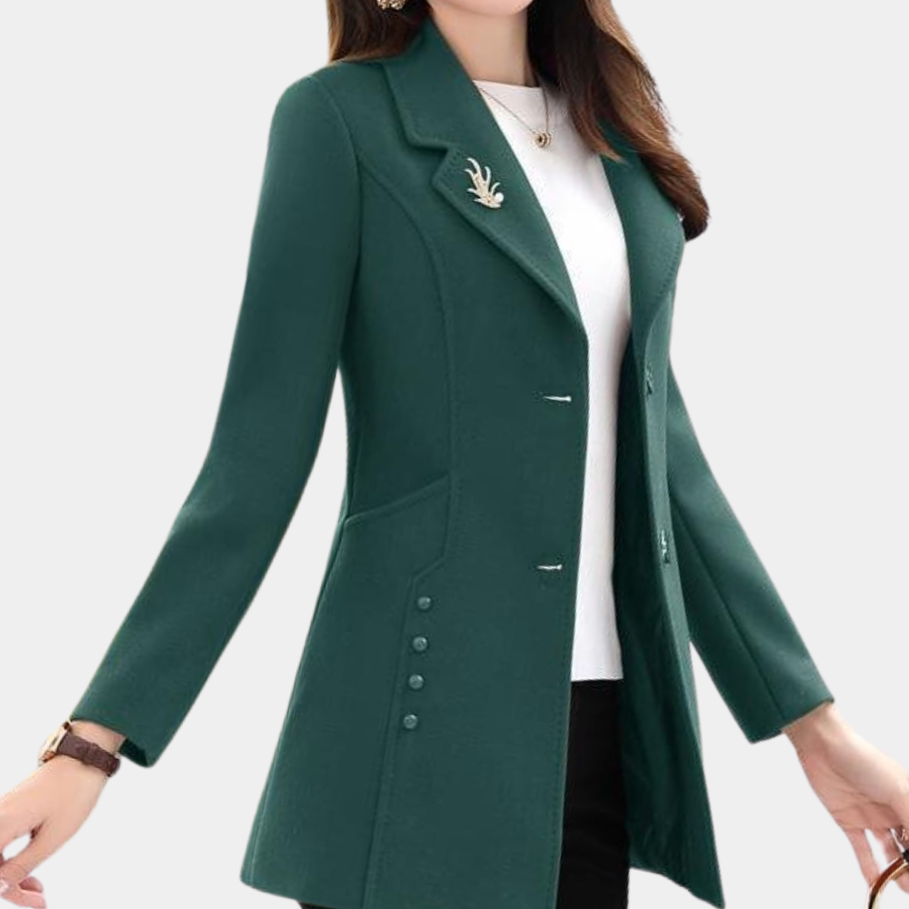 Chaquetón Mujer Ajustado Elegante