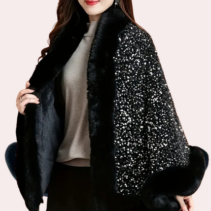 Abrigo Bufanda Mujer Invierno Estilo Elegante - Vestiria