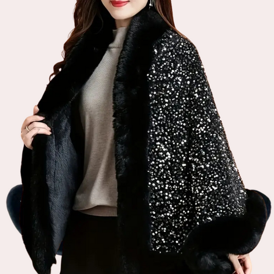 Abrigo Bufanda Mujer Invierno Estilo Elegante - Vestiria